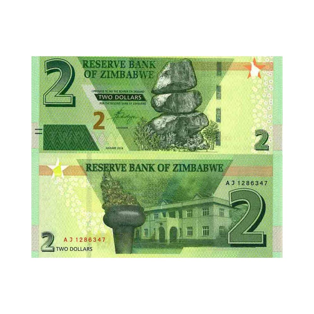 Billet De Banque Collection Zimbabwe Pk N Dollars La