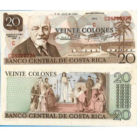 Billete Colecci N Costa Rica Pk N Colones La Maison Du