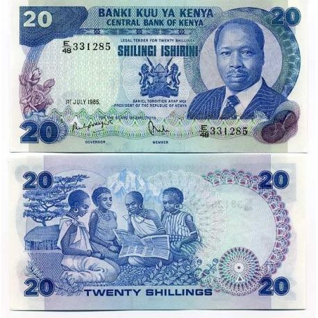 Schone Banknote Kenia Pick Nummer 21 Shilling La Maison Du Collectionneur