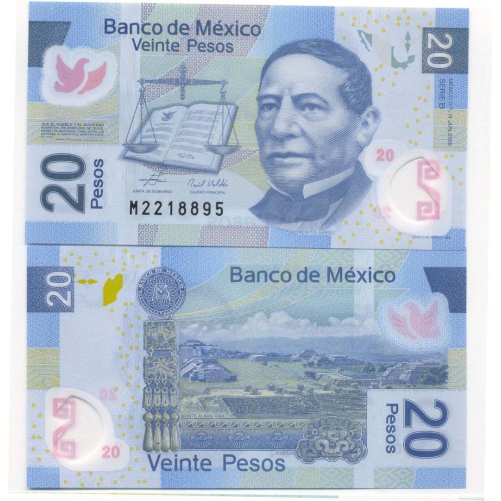 Pièces De Monnaie Mexicaines De Dix Pesos Et Billet De Banque