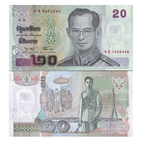 Collezione banconote Thailandia Pick numero 109 - 20 Baht - La Maison du  Collectionneur