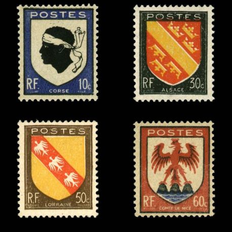 Philatelie Collection N 755 758 France Poste 1941 A 1950