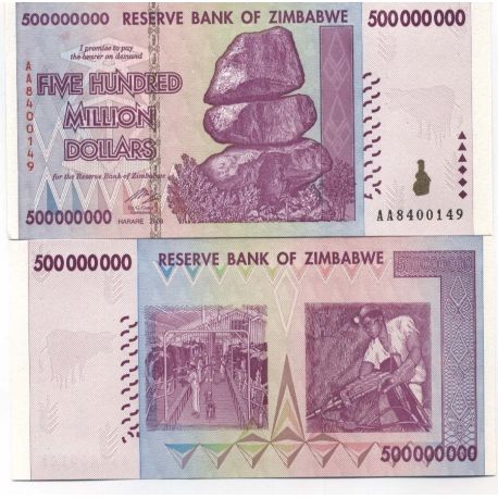 Beautiful Banknote Zimbabwe Pick Number Dollar La Maison Du Collectionneur