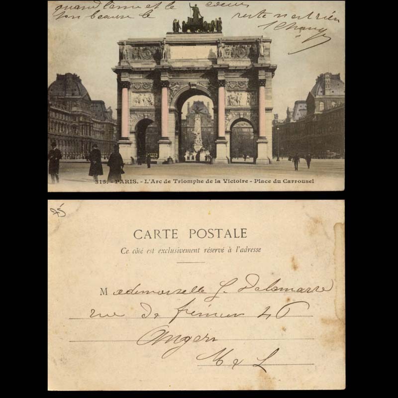 75 Paris Arc De Triomphe De La Victoire Place Du Carroussel La Maison Du Collectionneur