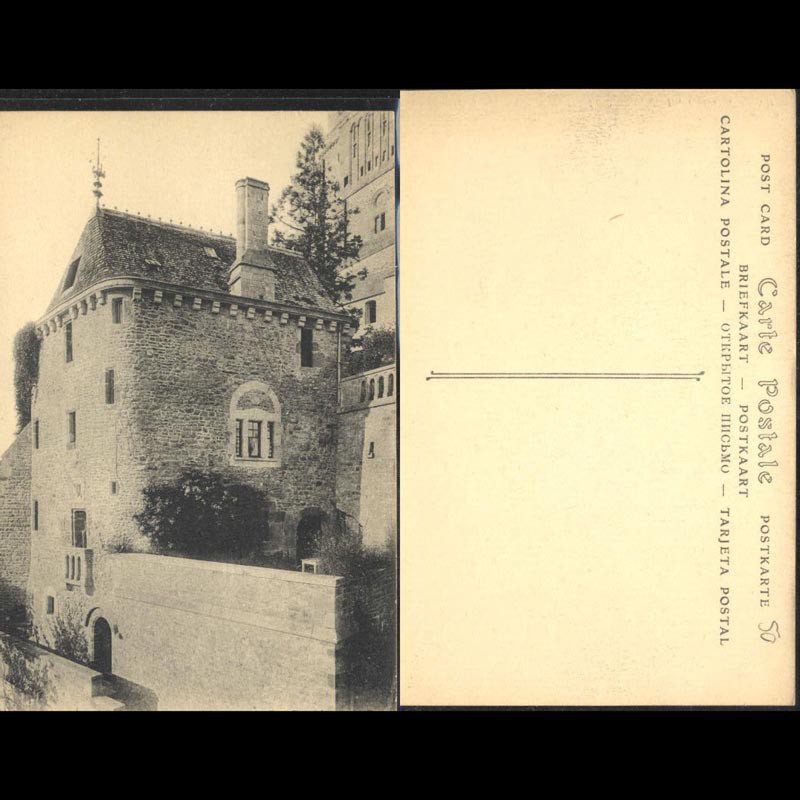 Carte Postale 50 Mont Saint Michel La Maison De Du Guesclin