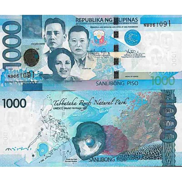 Banknote collection Philippines - Pick N° 211 - 1000 Pesos - La Maison ...