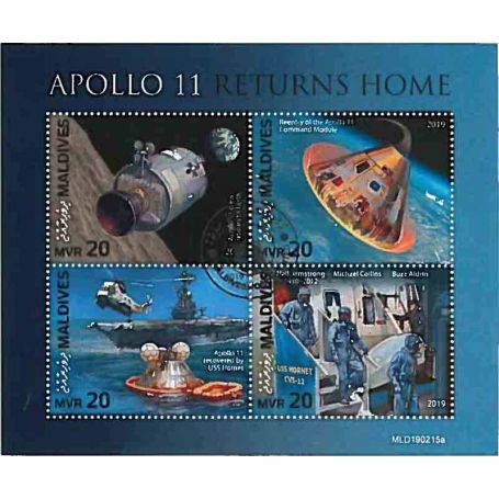 used Apollo Maldives Apollo Return Stamps - La Maison du Collectionneur