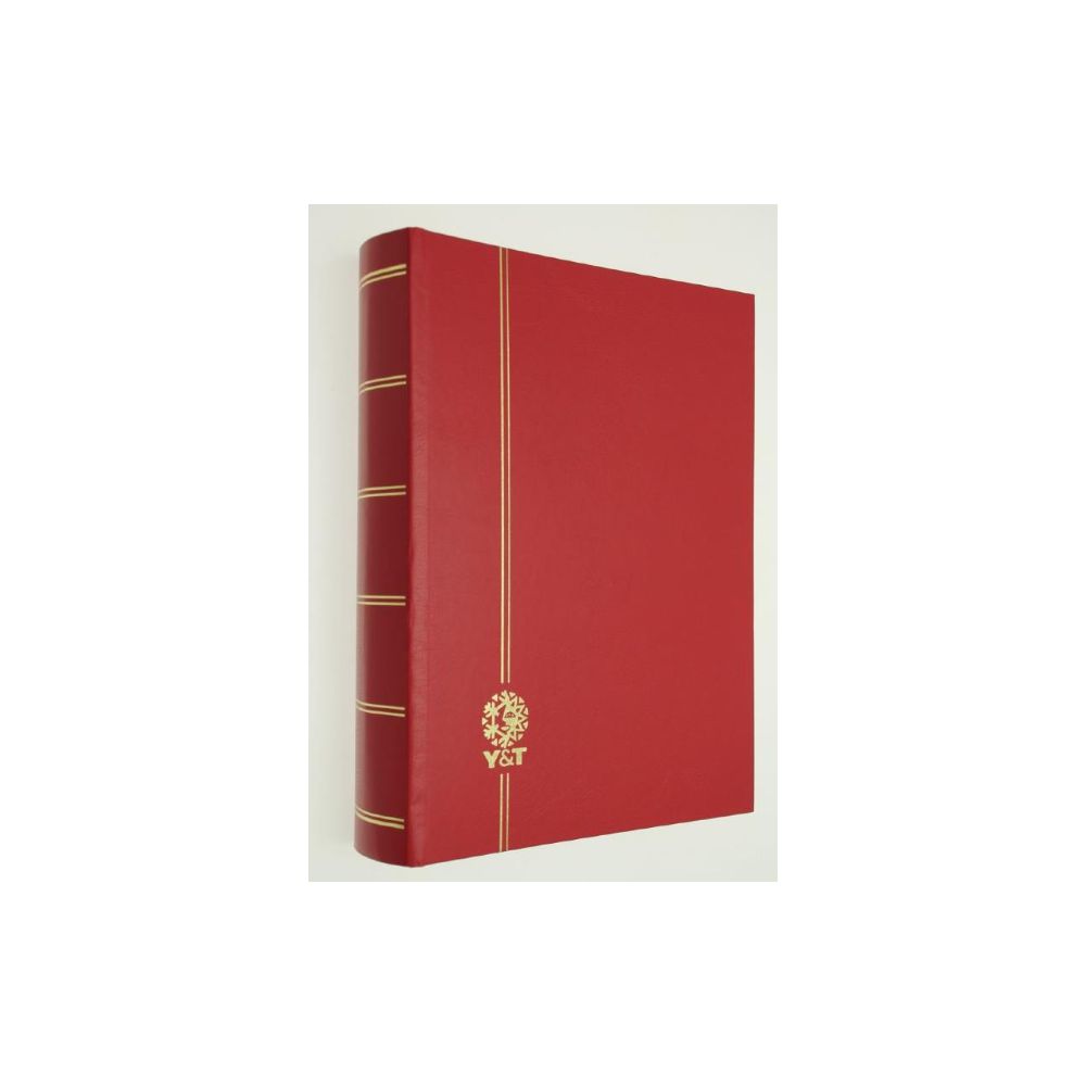Classeur Perfecta Rouge 32 Pages Noires Grand Modèle Yvert et Tellier 24042