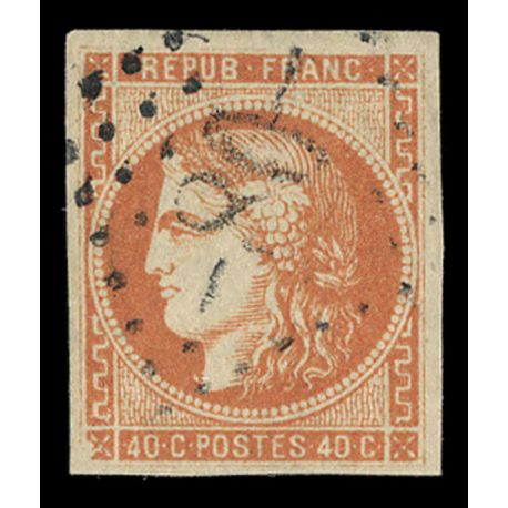 France 1850 - 40c orange n°5 - Yvert et tellier n °5 - Catawiki