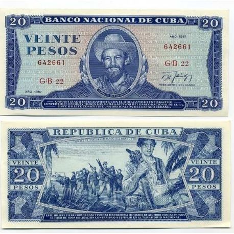 Precioso De Billetes Cuba Pick Numero 105 Peso 1967 La Maison Du Collectionneur