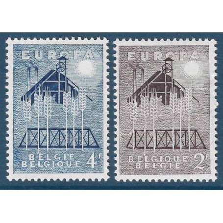 Timbre Collection Belgique N° Yvert Et Tellier 1025/1026 Neuf Sans ...